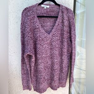 Ellen Tracy Collection Pink/Purple Sweater